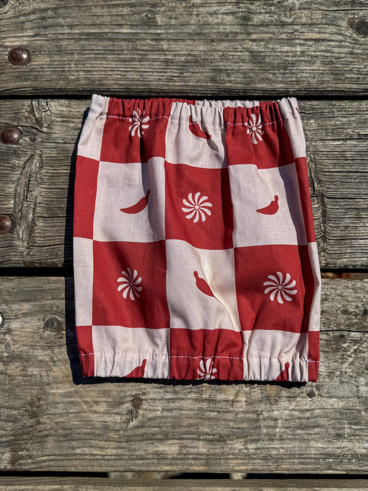 Snood en coton pimenté & solaire