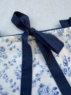 Housse ordinateur - toile de jouy