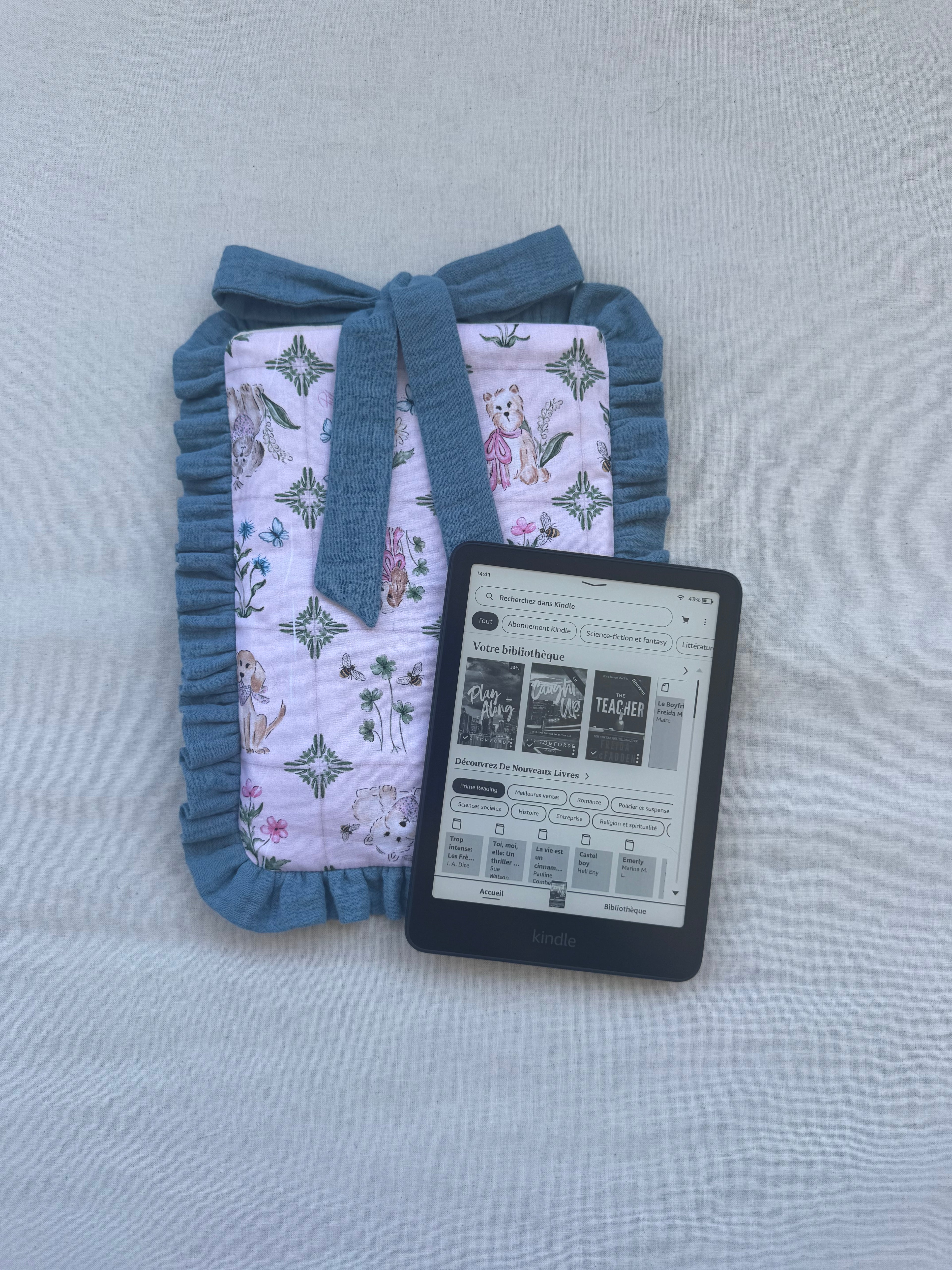 Housse liseuses & poche - dog