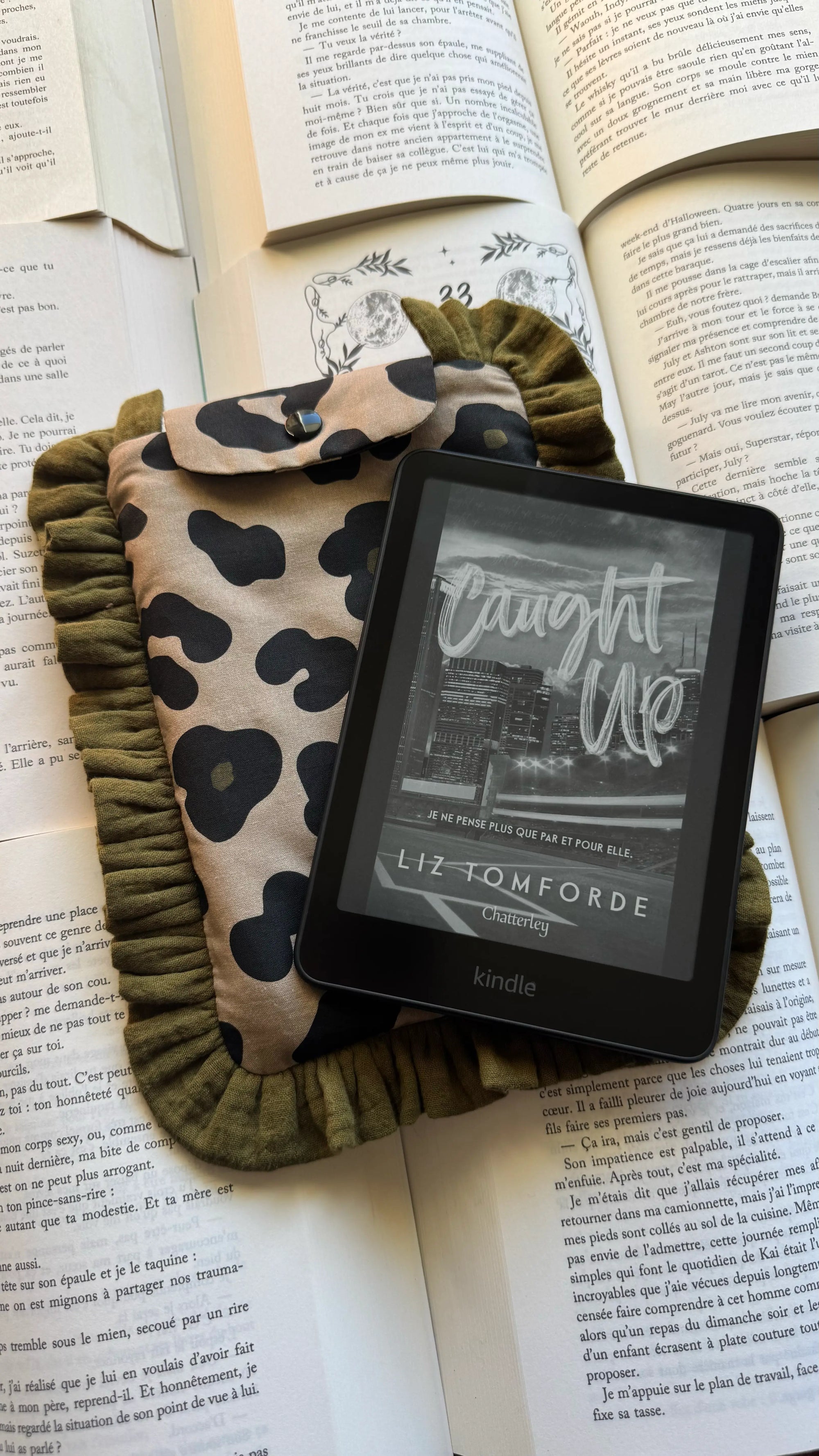 Housse Liseuses & Poche - Léopard